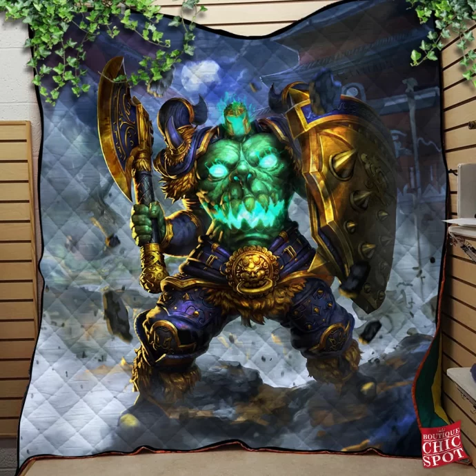 Smite Xing Tian Quilt Blanket