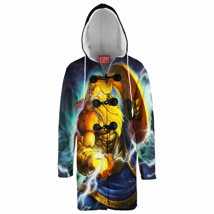 Smite Zeus Hooded Cloak Coat