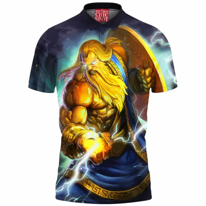 Smite Zeus Polo Shirt