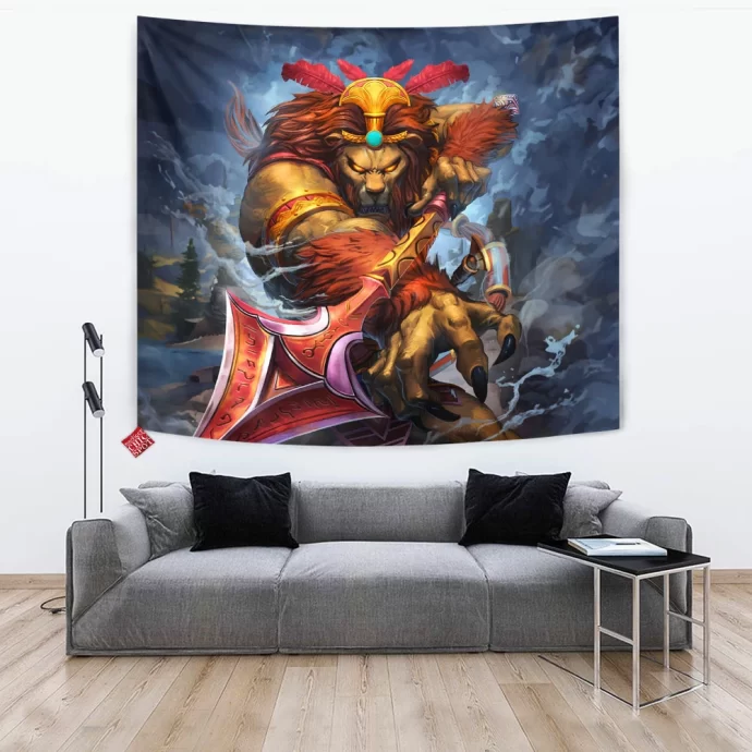 Smite Anhur Tapestry