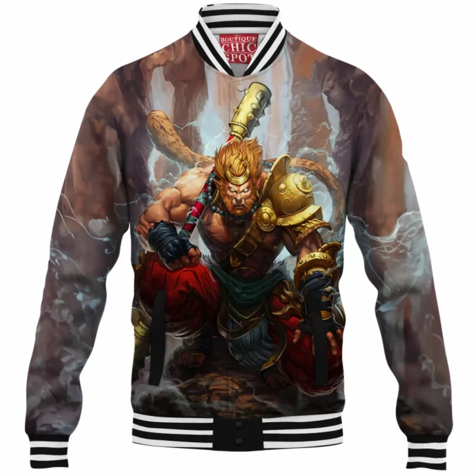 Smite Wukong Baseball Jacket