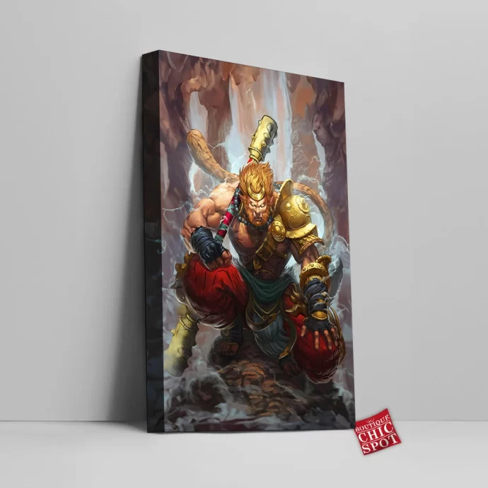 Smite Wukong Canvas Wall Art