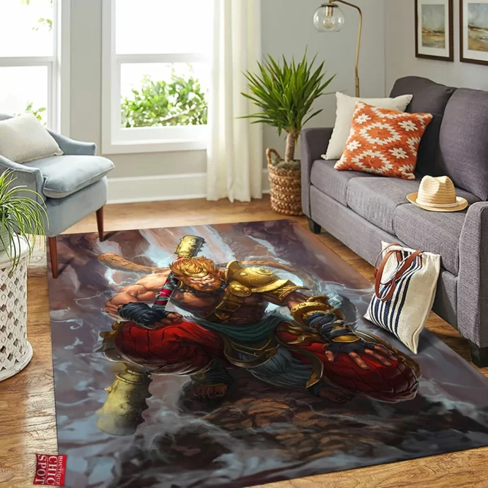 Smite Wukong Rectangle Rug