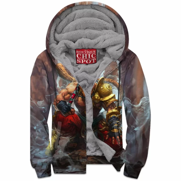 Smite Wukong Zip Fleece Hoodie