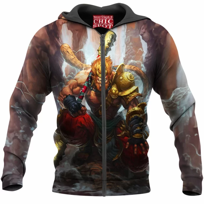 Smite Wukong Zip Hoodie