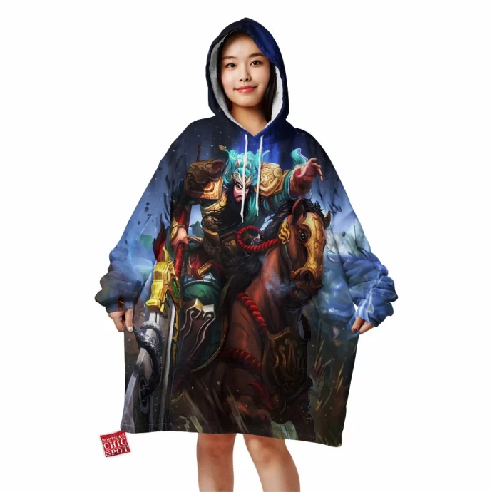 Smite Guan Yu Blanket Hoodie