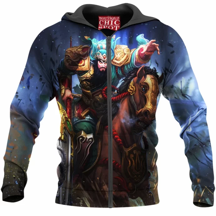 Smite Guan Yu Zip Hoodie