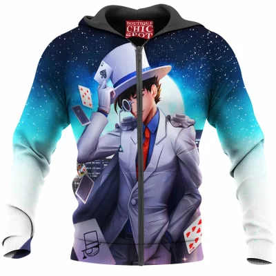 Anime Zip-Hoodie, Kaito Kid Zip-Hoodie