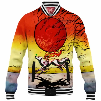 Anime Baseball-Jacket, Okami Baseball-Jacket