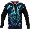 Wolf Fleece-Hoodie