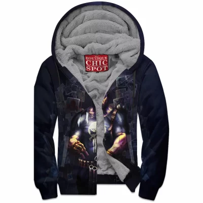 Comic Zip-Fleece-Hoodie, Punisher Zip-Fleece-Hoodie