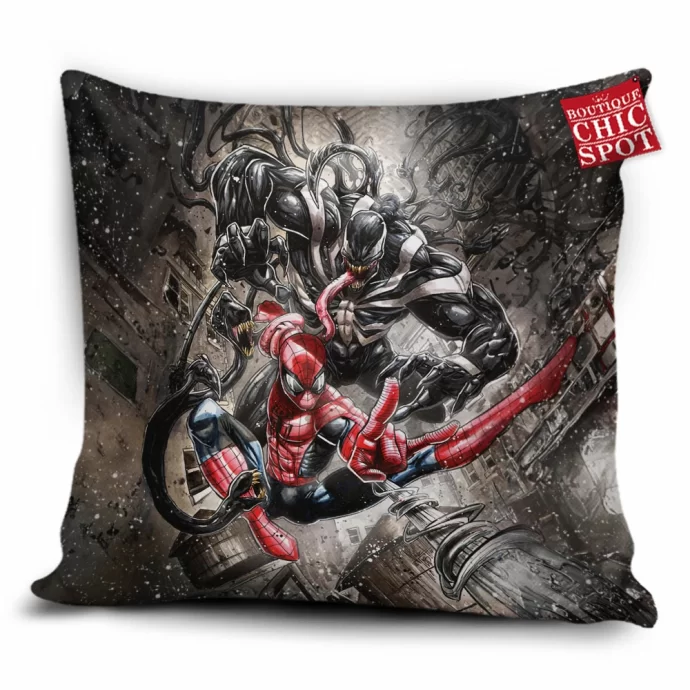 Spidey Vs Venom Pillow Cover