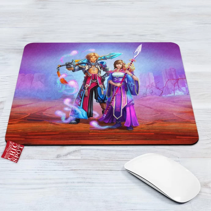 Ffx Tidus And Yuna Mouse Pad