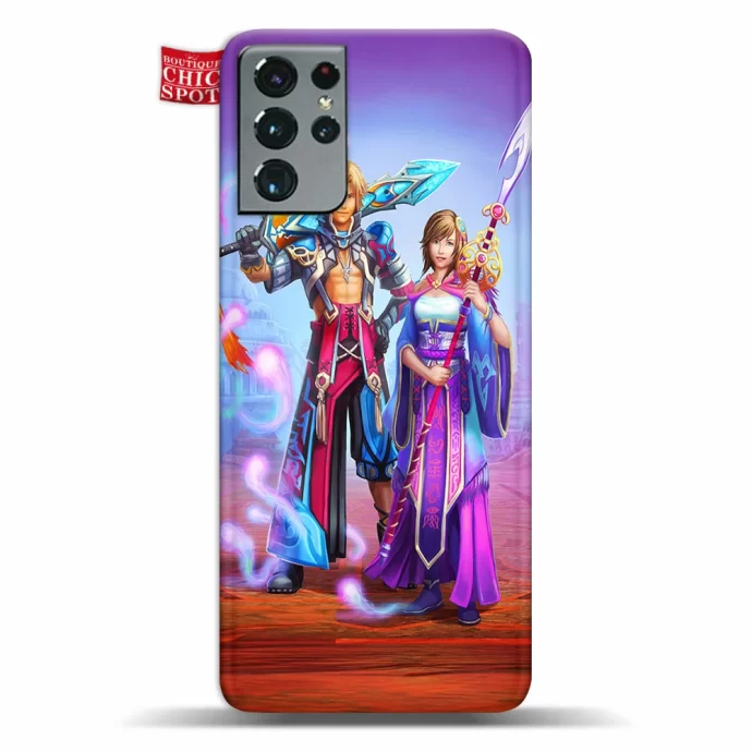 Ffx Tidus And Yuna Phone Case Samsung