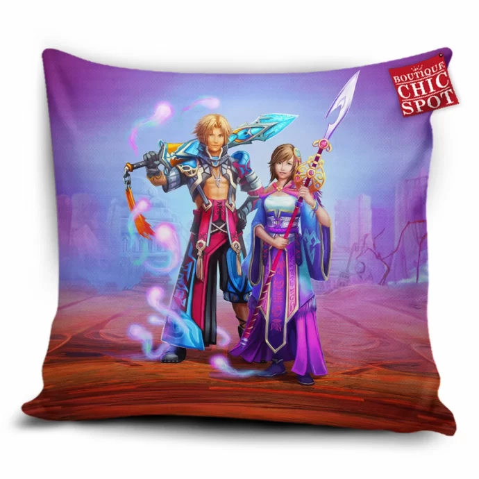 Ffx Tidus And Yuna Pillow Cover