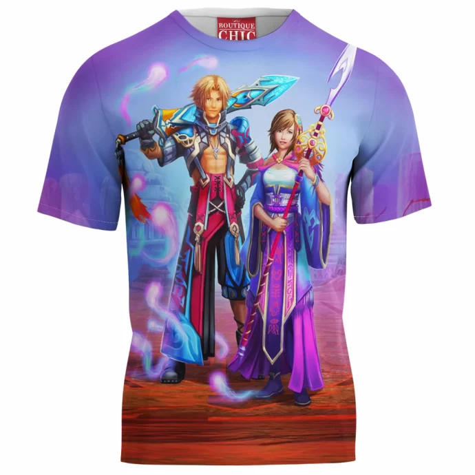 Ffx Tidus And Yuna T-Shirt