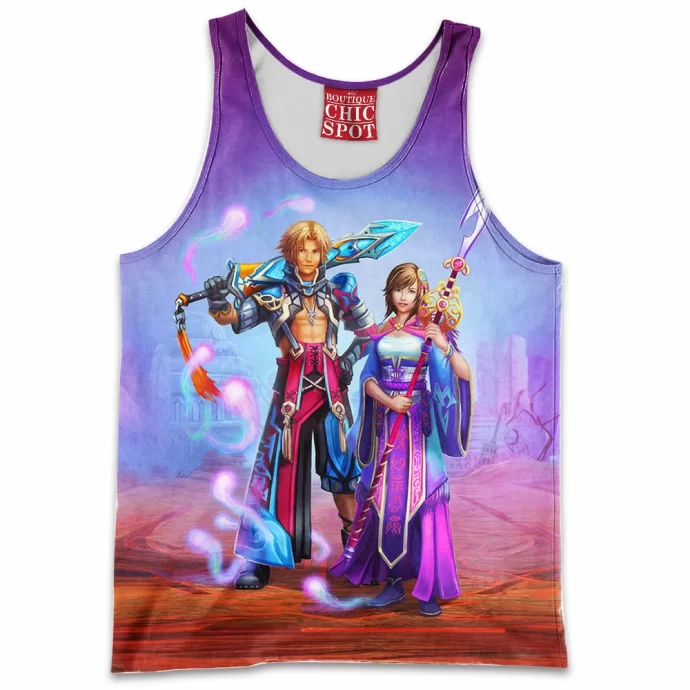 Ffx Tidus And Yuna Tank Top