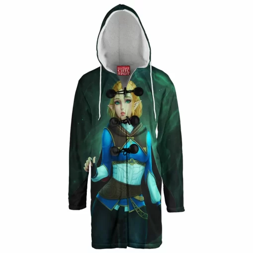Zelda Hooded Cloak Coat