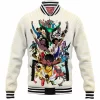 Black Superheroes Baseball-Jacket, Comic Baseball-Jacket