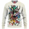 Black Superheroes Of The Dcu Knitted Sweater