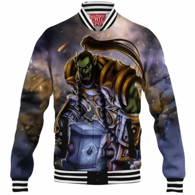 Dota 2 Baseball-Jacket, Game Baseball-Jacket, Dota Baseball-Jacket, Warcraft Baseball-Jacket