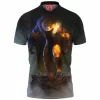Comic Polo Shirt, X-men Polo Shirt, Sabretooth Polo Shirt