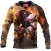 Comic Zip-Hoodie, Juggernaut Zip-Hoodie, X-men Zip-Hoodie
