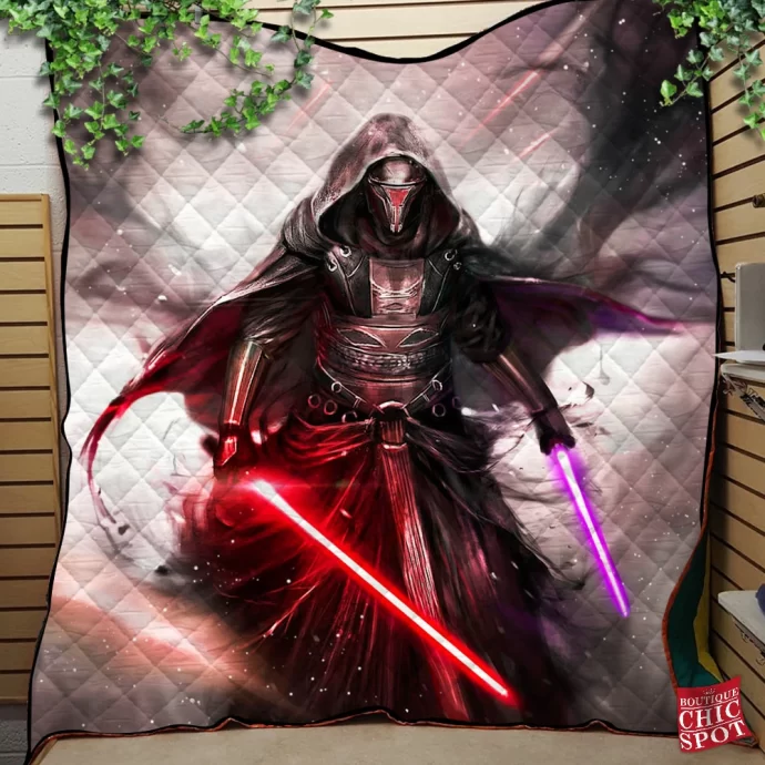 Darth Revan Quilt Blanket