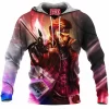 Comic Fleece-Hoodie, Gambit Fleece-Hoodie, X-men Fleece-Hoodie
