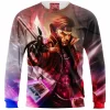 Comic Zip Sweatshirt, X-men Zip Sweatshirt, Gambit Zip Sweatshirt