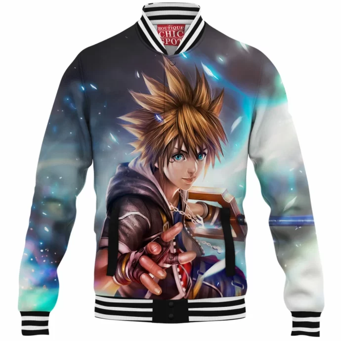 Sora Kingdom Hearts Baseball Jacket