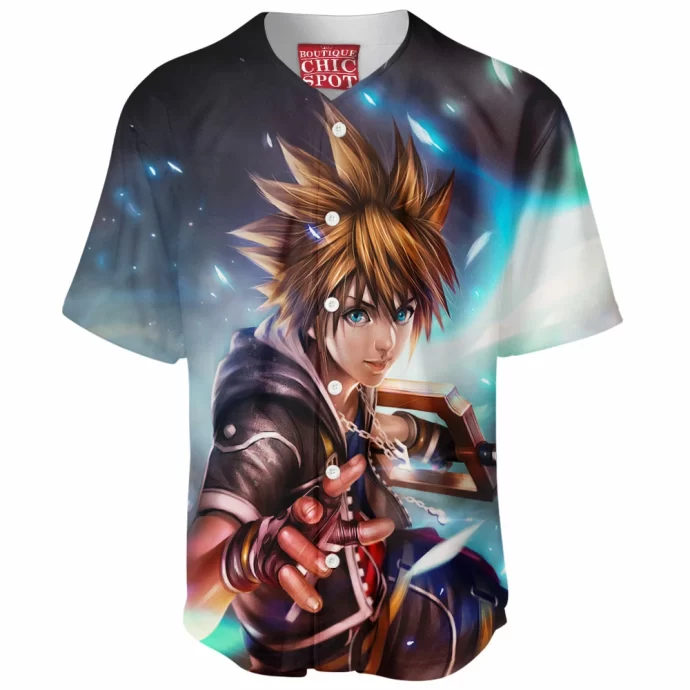 Sora Kingdom Hearts Baseball Jersey