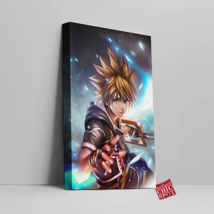 Sora Kingdom Hearts Canvas Wall Art