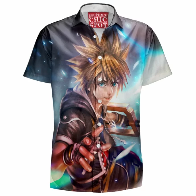 Sora Kingdom Hearts Hawaiian Shirt