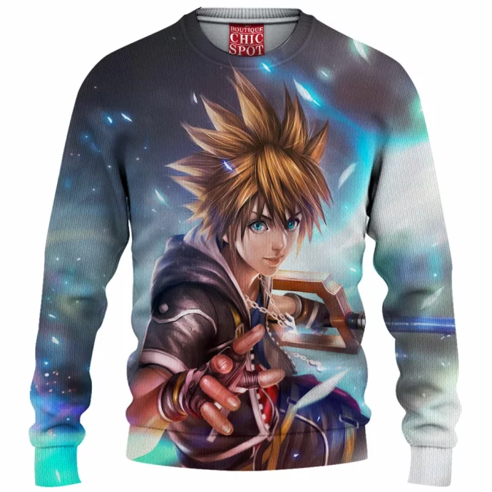 Sora Kingdom Hearts Knitted Sweater