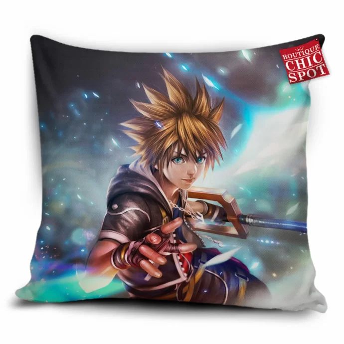 Sora Kingdom Hearts Pillow Cover