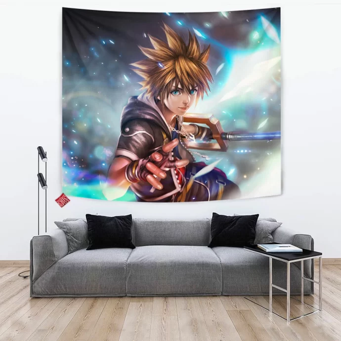 Sora Kingdom Hearts Tapestry