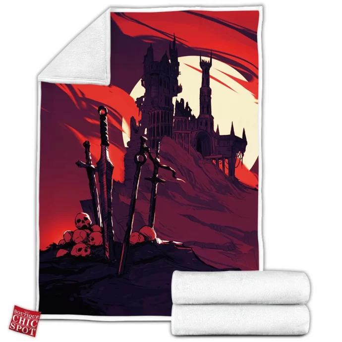 The Lost Ruins Fleece Blanket