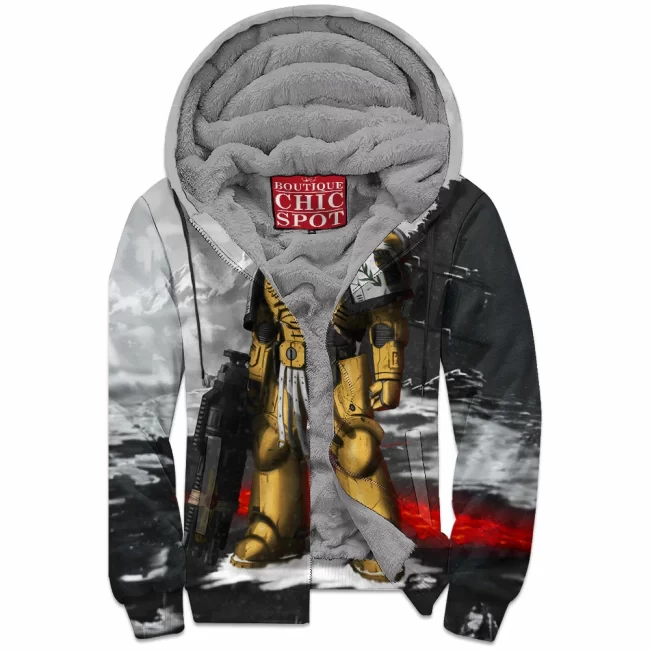 D HANG Boutique 5333 Zip Fleece Hoodie