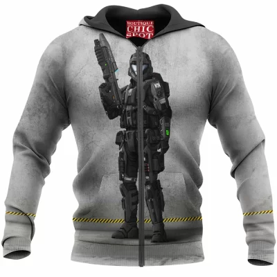 Game Zip-Hoodie, Halo Zip-Hoodie