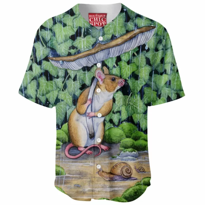 Spring Shower Rat Baseball Jersey