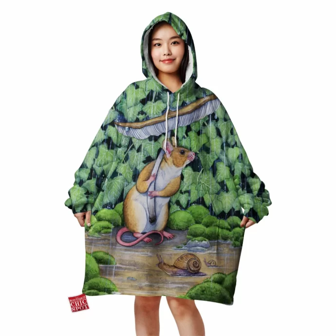 Spring Shower Rat Blanket Hoodie