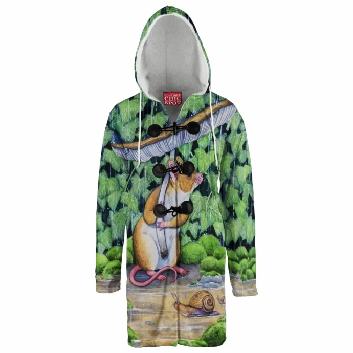 Spring Shower Rat Hooded Cloak Coat