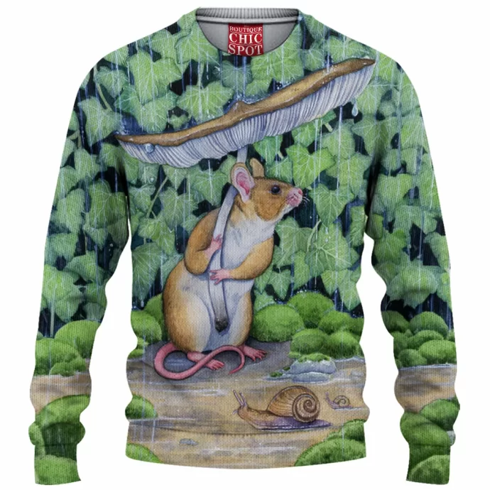 Spring Shower Rat Knitted Sweater