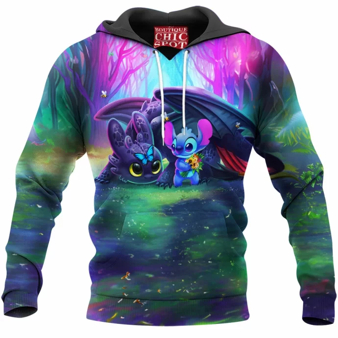 Toothless And Stitch Hoodie