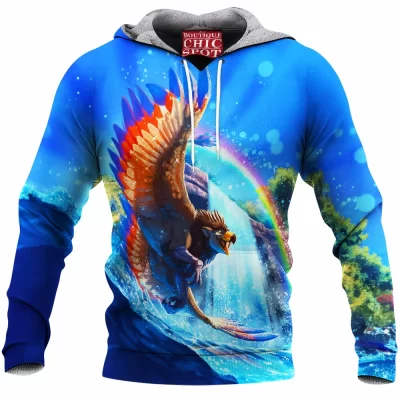 Gryphon Fleece-Hoodie, Fantasy Fleece-Hoodie