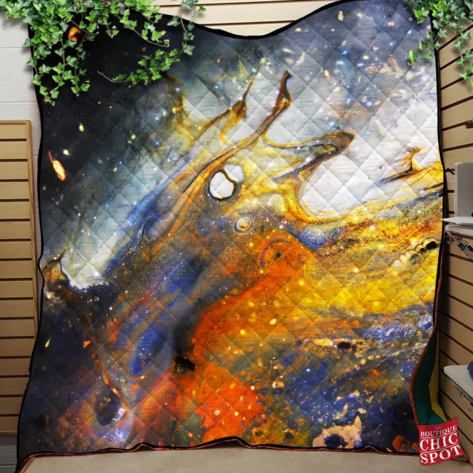 Deep Space Quilt Blanket