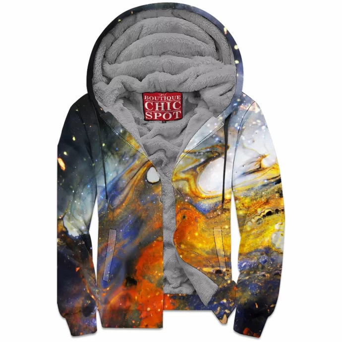 Deep Space Zip Fleece Hoodie