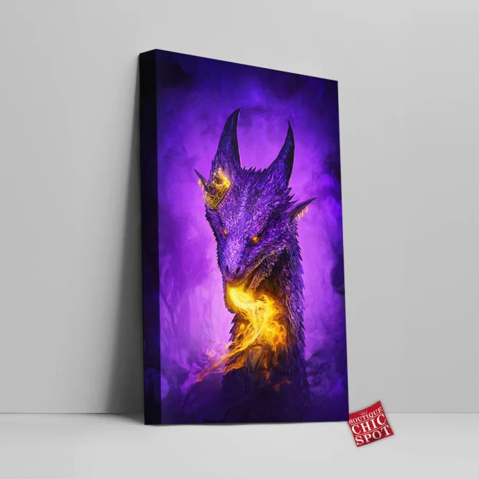 Dragon King Canvas Wall Art