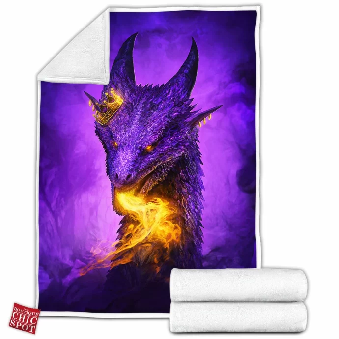 Dragon King Fleece Blanket